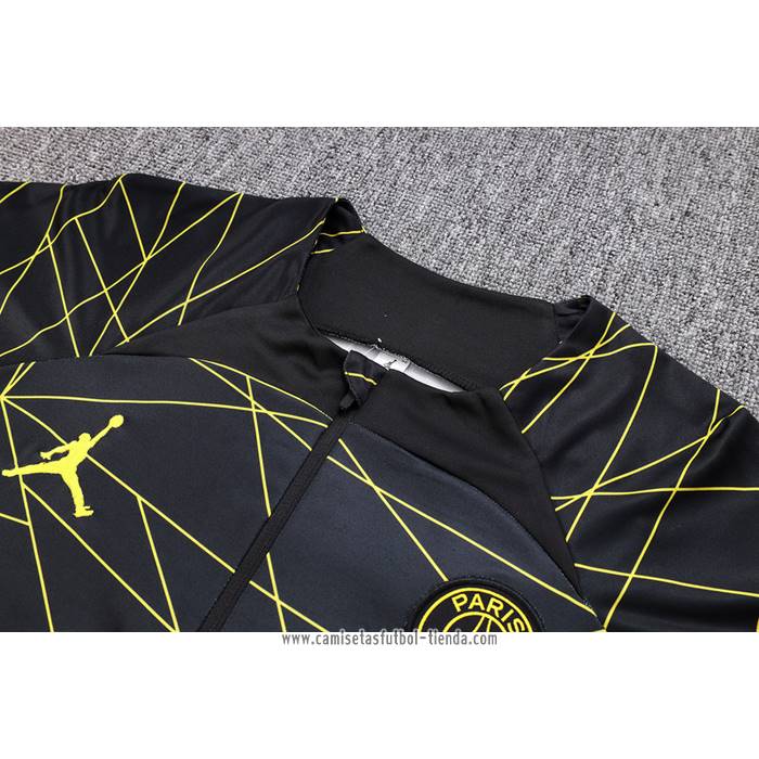 Chandal de Sudadera del Paris Saint-Germain Jordan 2023 2024 Nino Negro